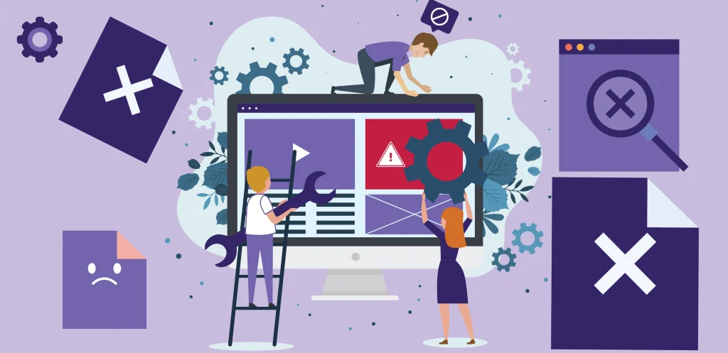 اشتباهات رایج شبکه وب