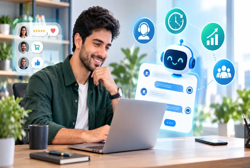 چت‌بات هوش مصنوعی برای پشتیبانی و رشد کسب‌وکار کوچک